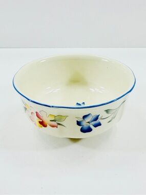 Villeroy & Boch Riviera Flowers Porcelain Soup Cereal Bowl 4.75” Discontinued